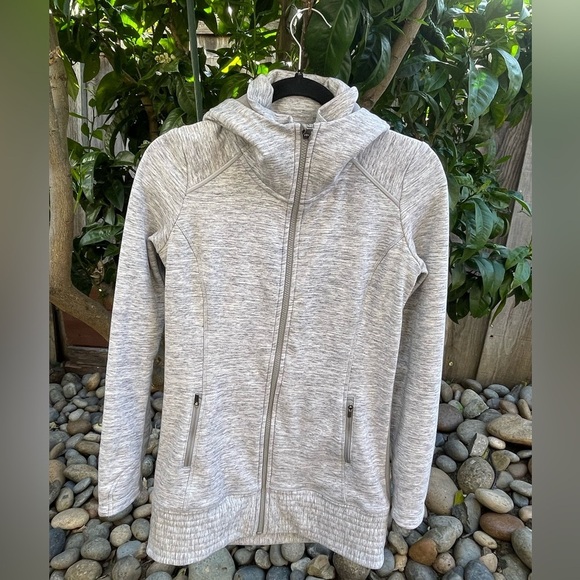 ATHLETA CYA Stronger Hoodie Jacket in Grey - full Zip Womens XXSmall - Picture 2 of 7